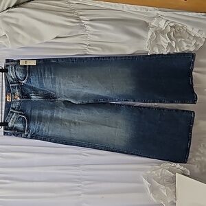 MOTHER THE HUSTLER ROLLER ANKLE JEANS SIZE 31 NWT HIGH RISE